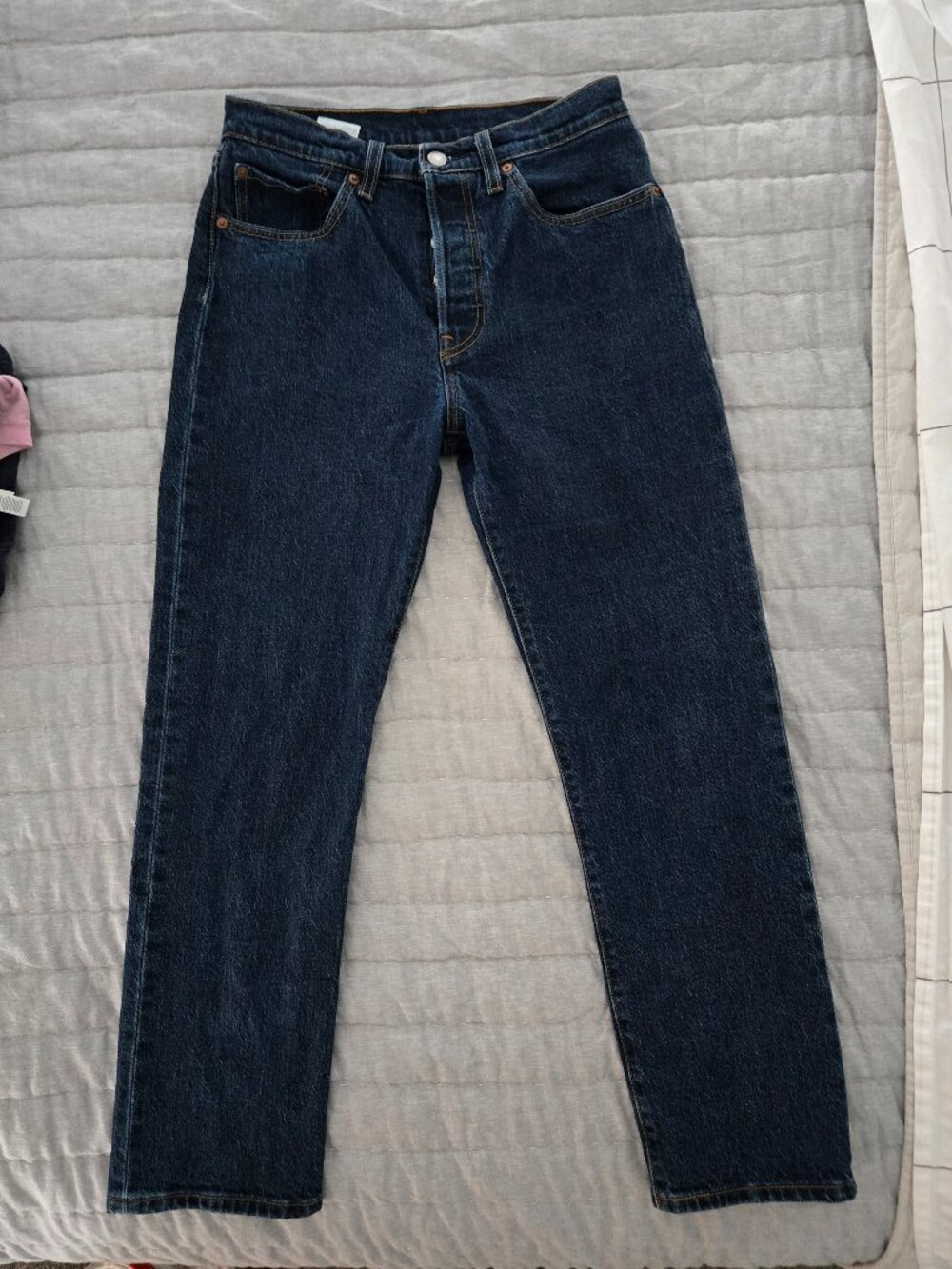 Levi's 501 Original Straight Leg Jeans - Dark Wash 🖤